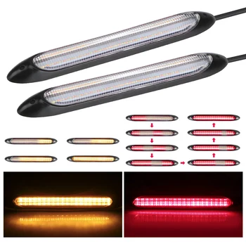 

DRL Light Car LED Daytime Running Light Headlight Strip 2 Pcs/set Waterproof Car Modified Streamer Strip Car Styling Turn Signal