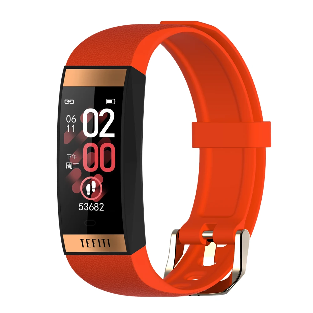orange- Женские Смарт-часы E78, пульсометр, кровяное давление, смарт-браслет, фитнес-браслет, трекер, Ip68, водонепроницаемые спортивные часы, Android IOS, pk Z7 - Цвет: orange-