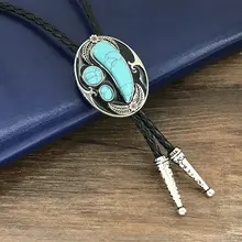 Металлический Галстук боло из натурального соснового камня, кожаный воротник, веревка для банкета, подарки для мужчин и женщин, ласточкин хвост, аксессуары для одежды