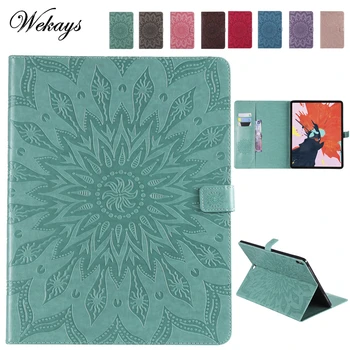 

Wekays For Apple Ipad Pro 12.9" 2018 Cartoon Sun Flower Leather Fundas Case For Coque Apple Ipad Pro 12.9 inch 2018 Cover Cases