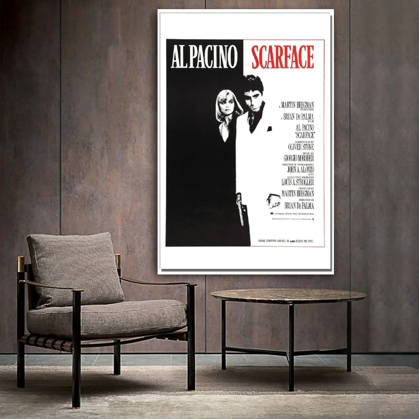 Al Pacino Scarface плакат декоративной живописи холст стены искусство гостиной постеры