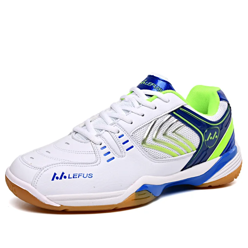 Нескользящая обувь для волейбола для мужчин и женщин, легкая дышащая обувь для профессиональных соревнований, теннисные волейбольные кроссовки - Цвет: Зеленый