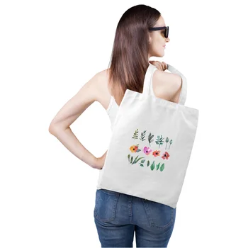 

Women Female Washable Durable Shopper Bag Travel Handbags Reusable Grocery Bags Eco-Friendly Foldable Shopping Bag