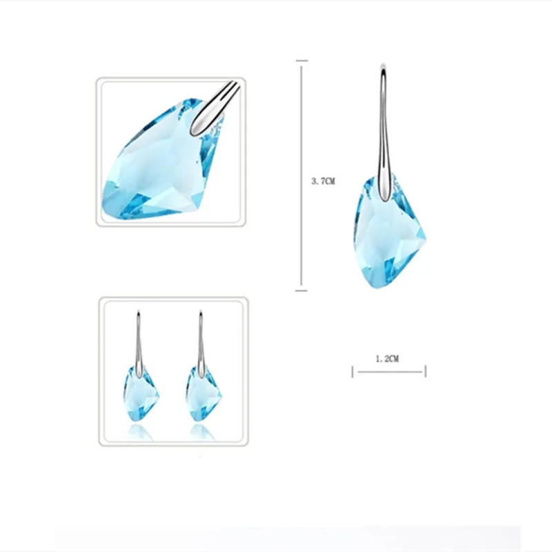 2021 Ms Betti Unique Charming Galactic Vertical Crystal Drop Earrings Hot Sale Gifts For Girlfriend And Women Birthday
