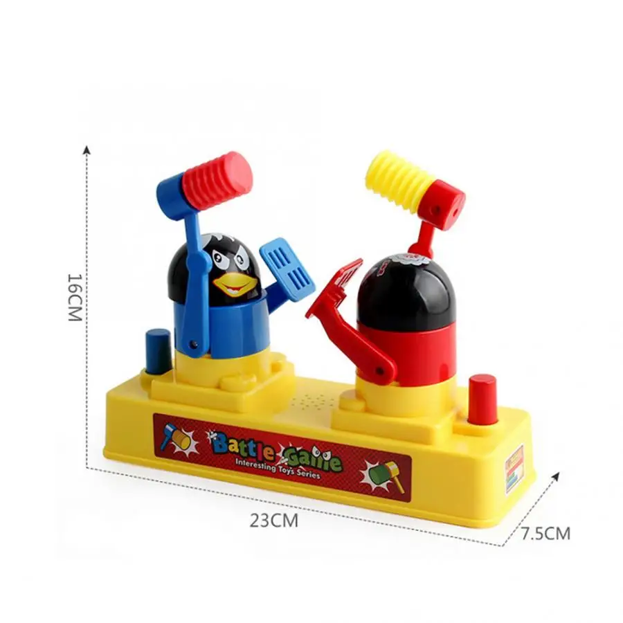 Мультфильм пингвин форма двойной игрок бой вечерние игрушки для детей подарок для детей с надувной lamented