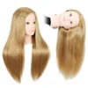 Hairdresser 100% High Temperature Firber Colorful Hair Doll Heads Nice Hairdressing Training Head Nice Dummy Mannequin Head ► Photo 2/6