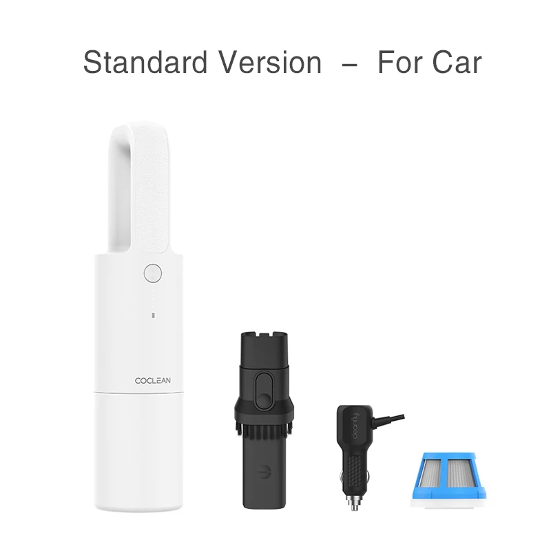 White Standard XIAOMI MIJIA Cleanfly FVQ портативный автомобильный ручной пылесос для дома беспроводной мини пылеуловитель сильный Циклон всасывания - Цвет: White Standard