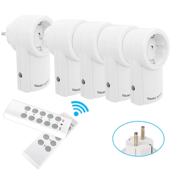 

Infrared remote control WIFI socket for smart home, with RF 433.92mhz EU plug, signal through wall