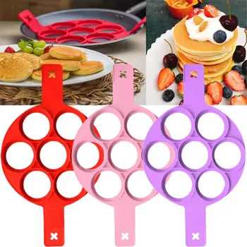 

Pancake Egg Ring Maker Nonstick Cooking Tool Round Heart Pancake Maker Egg Cooker Pan Flip Egg Mold Kitchen Accessories Egg Tool