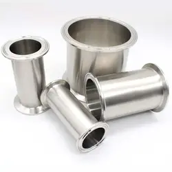 3/4” 1” 1-1/2” 2” 2-1/2” 3” （19-76mm）Sanitary Tri Clamp Type Spool Tube With Ferrule Clamp SS304 100mm 200mm 500mm Length Tube