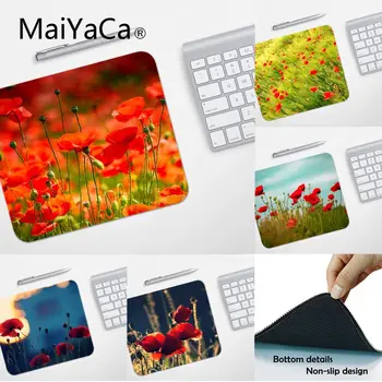 

MaiYaCa Red Flower Office Mice Gamer Soft Mouse Pad Rubber PC Computer Gaming mouse pad Gaming Mouse Pad