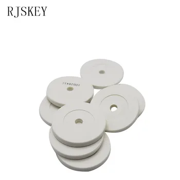 

100PCS 125Khz RFID EM4100 Coin Tags Waterproof Card for Access Control Guard Tour Patrol System Checkpoint White 40mm large size