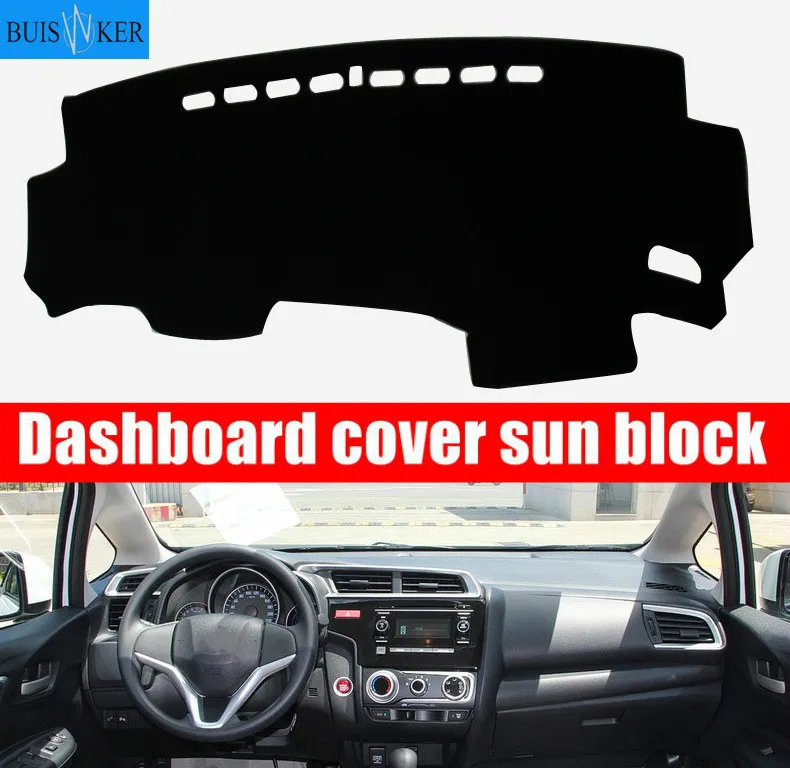 

for honda fit 2014-2018 dashboard mat Protective pad Shade Cushion Photophobism Pad car styling accessories