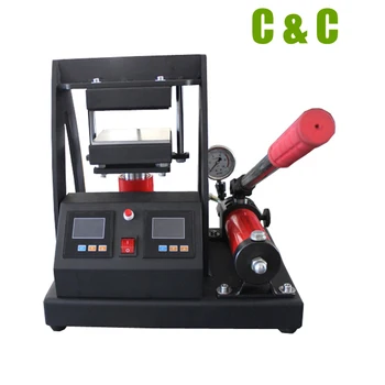 

10,000PSI High Pressure Press 12x12cm 4.7x4.7" Dual Heat Plates Manual Hydraulic Oil Extractor Rosin Press Machine MP170-2