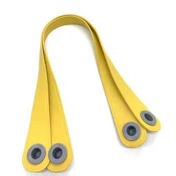 

1 pair Rope Handle handles for Obag yellow with grey screws and caps