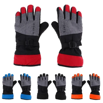

Winter Gloves With Wrist Strap For Skiing Snowboarding Shoveling Winter Outdoor Sports Windstopper Gloves