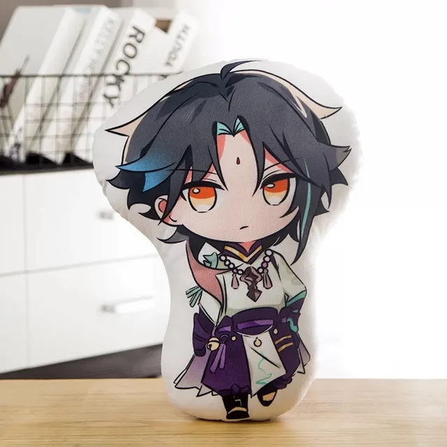Genshin Impact Zhongli Tartaglia Xiao Venti Diluc Kaeya Paimon Keli Cosplay Anime Plush Toys Kawaii Cartoon Pillow Specification Xiao