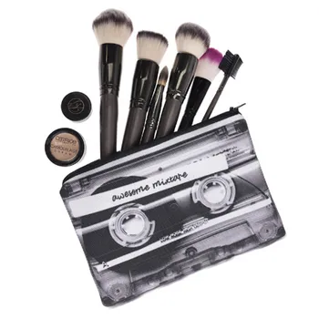 

Women Makeup Bags Magnetic Tape Pattern 3D Printed Panda Cosmetic Bag Stationery Storage Bag Organizer For Travel Necessary