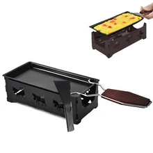 Portable Rotaster Baking Tray Stove Set Milk Cheese Non-Stick Metal Cheese Raclette Oven Grill Plate Kitchen Baking Tools