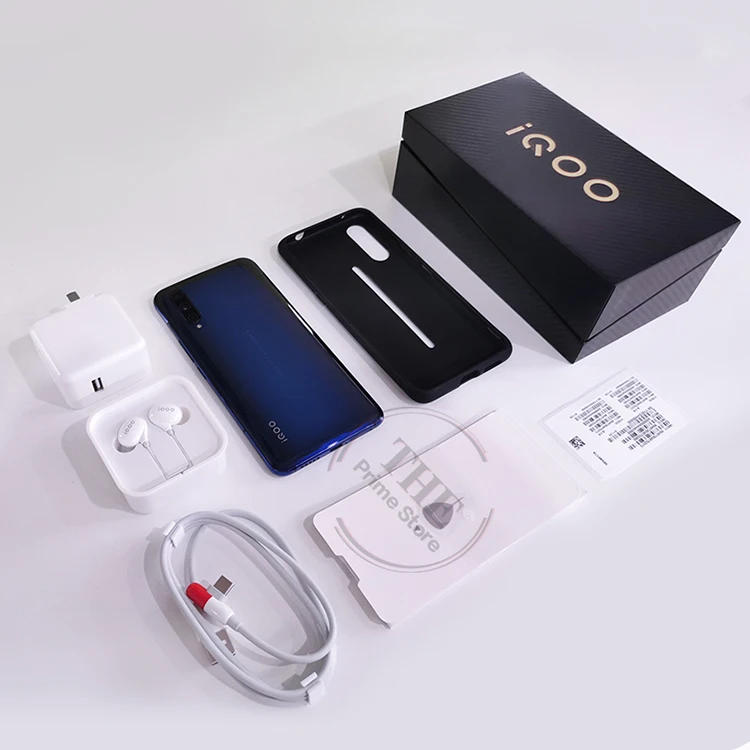 Vivo IQOO pro 4G 6,41 "Snapdragon 855 Plus Super AMOLED Поддержка NFC 4500mAh 1080*2340 флэш-Зарядка 4 камеры лицо + сканер отпечатков пальцев