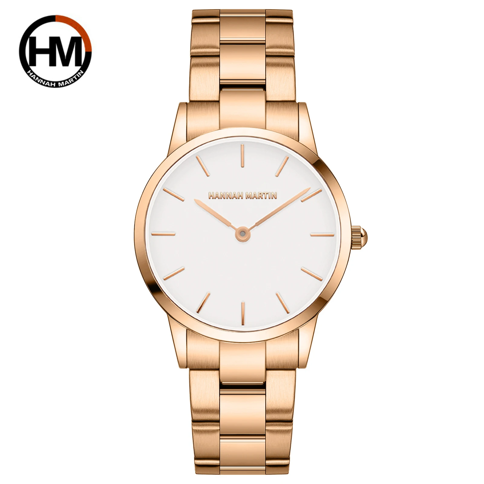 2021 NEW Japan Quartz Pearl Oyster Jade Stone White Shell Waterproof Ladies Full Stainless Steel Classic Wrist Watches for Women 