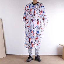 1pc Hair Cutting Cape Salon Family Kids Haircut Umbrella Barber Hairdresser Hair Cutting Cover Capes Cloak Clothes for Unisex