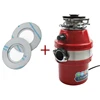 JIQI 370W/ 560W Kitchen Food Waste Disposers adapter 140/160/180mm Stainless steel Material adapter Garbage Processor Disposal 1