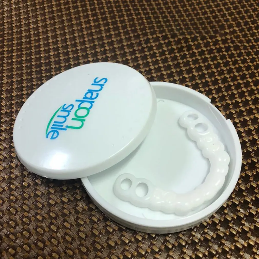 Whitening Durable Adaptable Adult Second Generation Silicone Simulation Teeth Upper Teeth Dentures Braces 4
