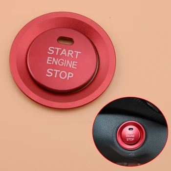 

beler Red Engine Start Stop Switch Button Cover Trim Fit for Hyundai Elantra 2017-2020