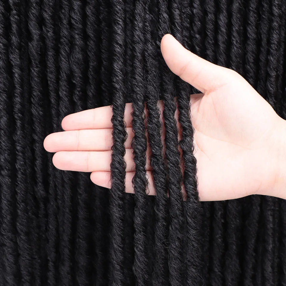 Doris beauty 20 дюймов мягкие дреды вязаные крючком косички Jumbo Dread прическа Омбре синтетический искусственный локс плетение наращивание волос