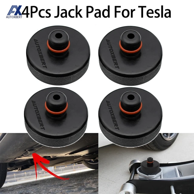 4x Für Tesla Modell 3 Modell S Modell X Modell Y Auto Jack Pad Adapter  Gummi Batterie & Chassis Schutz schwarz Für Hebe Unterstützung - AliExpress