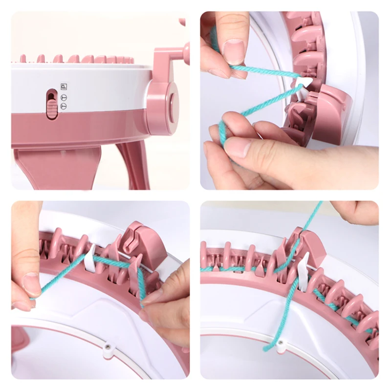 22/40/48-Needle Hand Knitting Machine DIY Hand Knit Scarf Sweater For Adult Children Hats and Socks Knitting Artifact