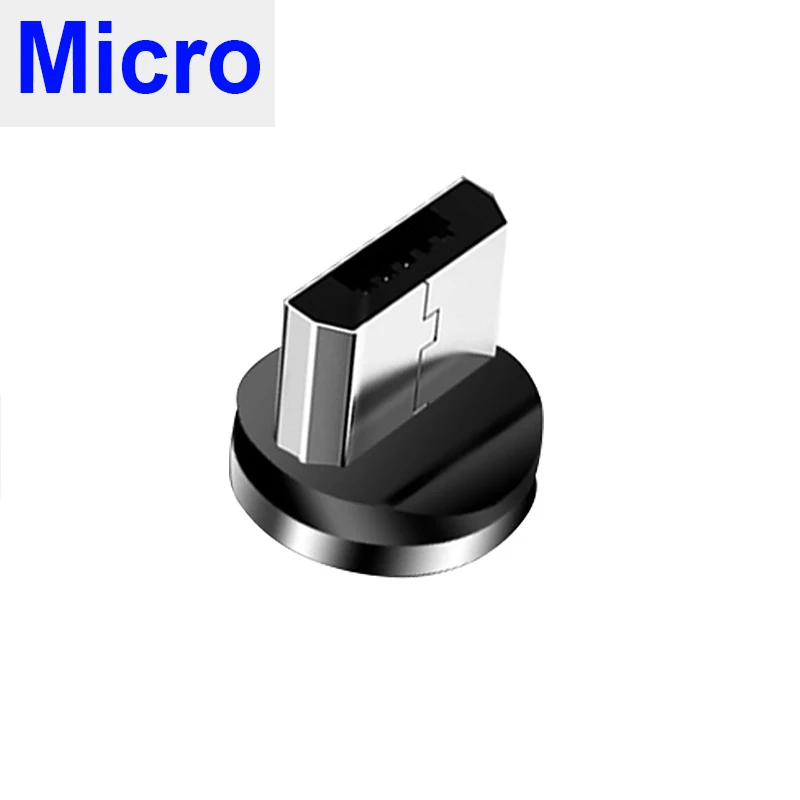 For Micro Plug Магнитная Адсорбция мобильного телефона кабель для типа C Micro USB кабель для iPhone 11 тип-c кабель зарядки магнит Android телефон шнур - Цвет: For Micro Plug