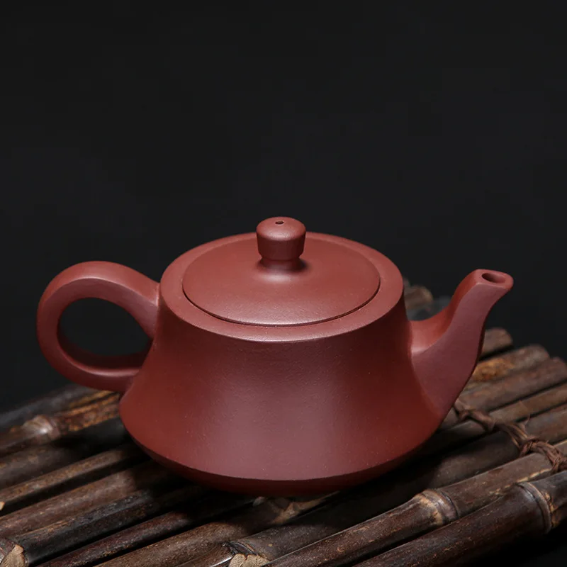 Yixing Clay Teapot Consignment Raw Ore Purple Clay CroYed Pot Entirely Handmade Tea Set Wholesale Column Bases Pot of a Generati