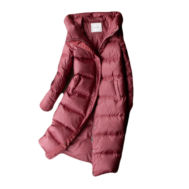 90% White Duck Down Jacket 2019 New Women Winter Jacket Long Thick Coat Women Hooded Down Parka War