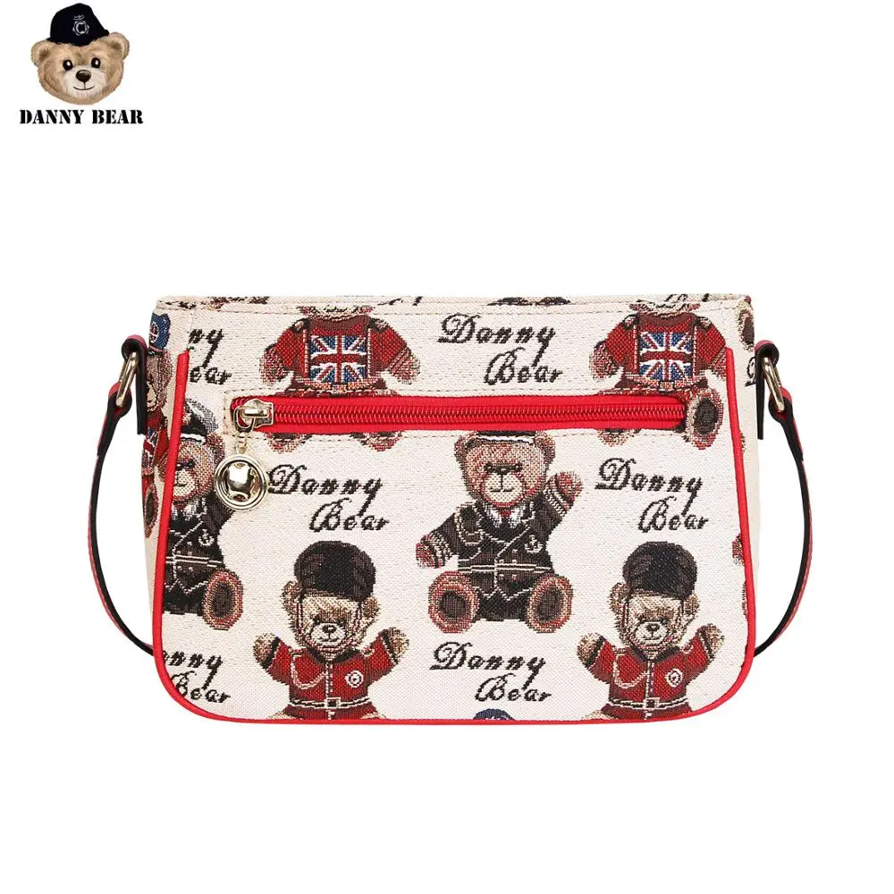 Danny Bear серия женская сумка через плечо с принтом медведей милая сумка DBTB9915007-190W