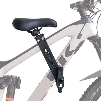 

Kids Bike Seat Front Mounted Bicycle Seats Detachable Mountain Bike Kids Seat Black BHD2