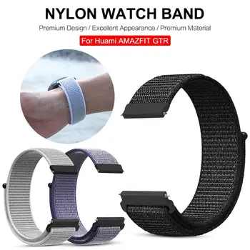 

Nylon Watch Strap Replacement Watch Band Bracelet Accessories For Huami AMAZFIT GTR Lightweight Watch Wristband 47MM/42MM