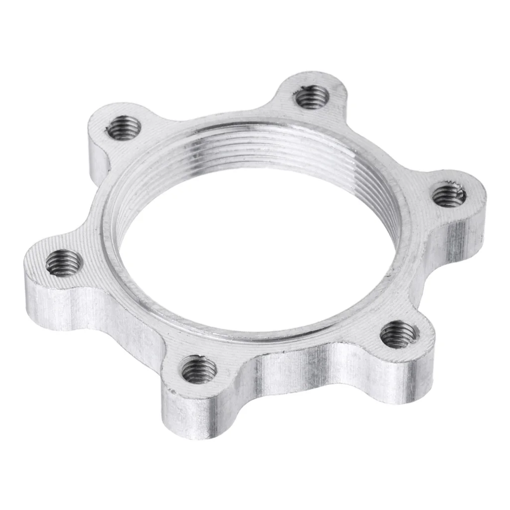 Tuerca de bloqueo de buje de bicicleta, rosca de brida, adaptador de freno de disco, Rotor de disco
