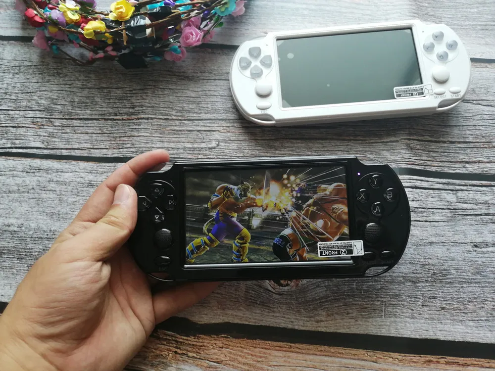 2019 version X7/X9 Plus Handheld Game Player 5.1 Inch HD  8G ROM Built in 10000 Games TV Output Multimedia Video Game Console