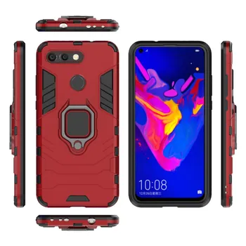 

50PCS Finger Ring Holder Phone Case For Huawei Honor V20 10 Lite V10 8X Max 8A 7A 7C 6X Play Cases Shockproof Armor TPU Cover