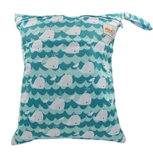 Ohbabyka карманная сумка для подгузников, дорожные сумки для влажных подгузников, водонепроницаемые детские сумки для подгузников, многоразовые для стирки, сумка для детских тканевых подгузников