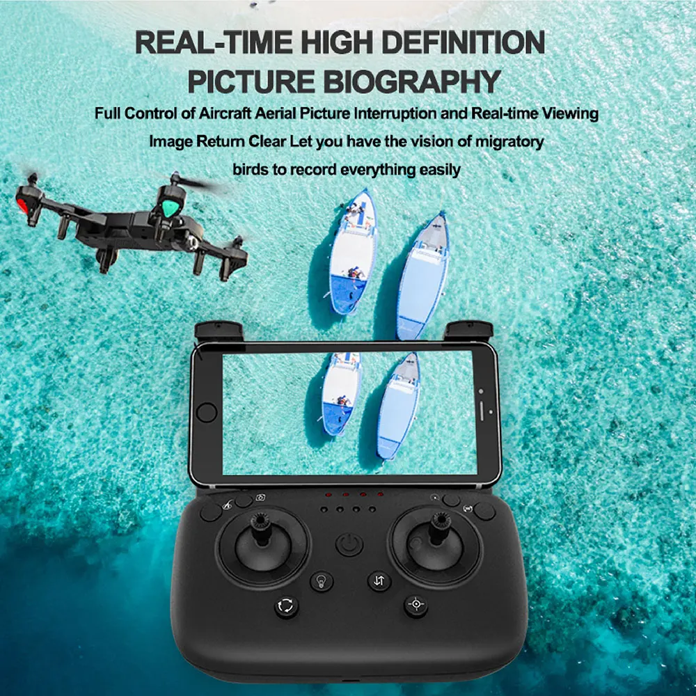 WiFi FPV радиоуправляемая беспилотная камера оптический поток 1080P HD Двойная камера антенна видео RC Квадрокоптер самолет широкоугольный Квадрокоптер игрушки малыш Автоматическая красота 22 минут время полета