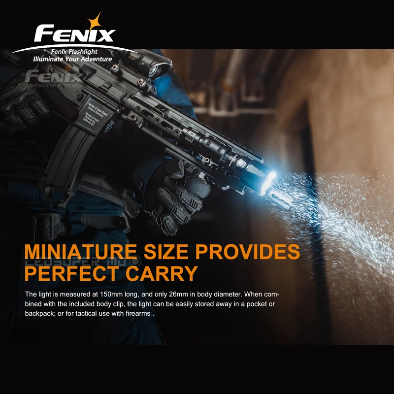  Classical Tactical Upgrade Fenix TK22 UE 1600 Lumens Portable Tactical Flashlight with 5000mAh Li-i - 4000283593064