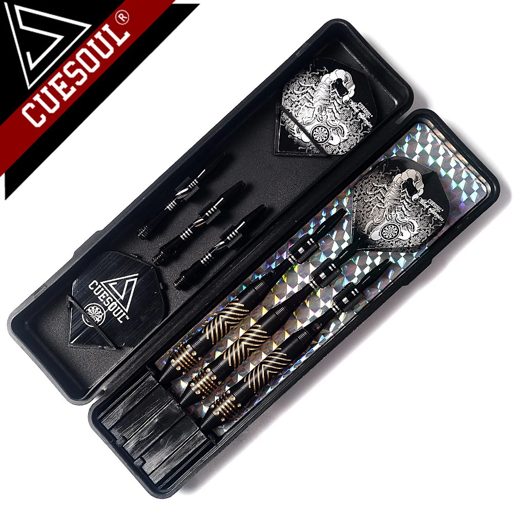 Профессиональная серийная Дротика cuesul Black Scorpion 22 г 24 г 26 г стальная Дротика s Black Dardos Body с черным валом Dardo