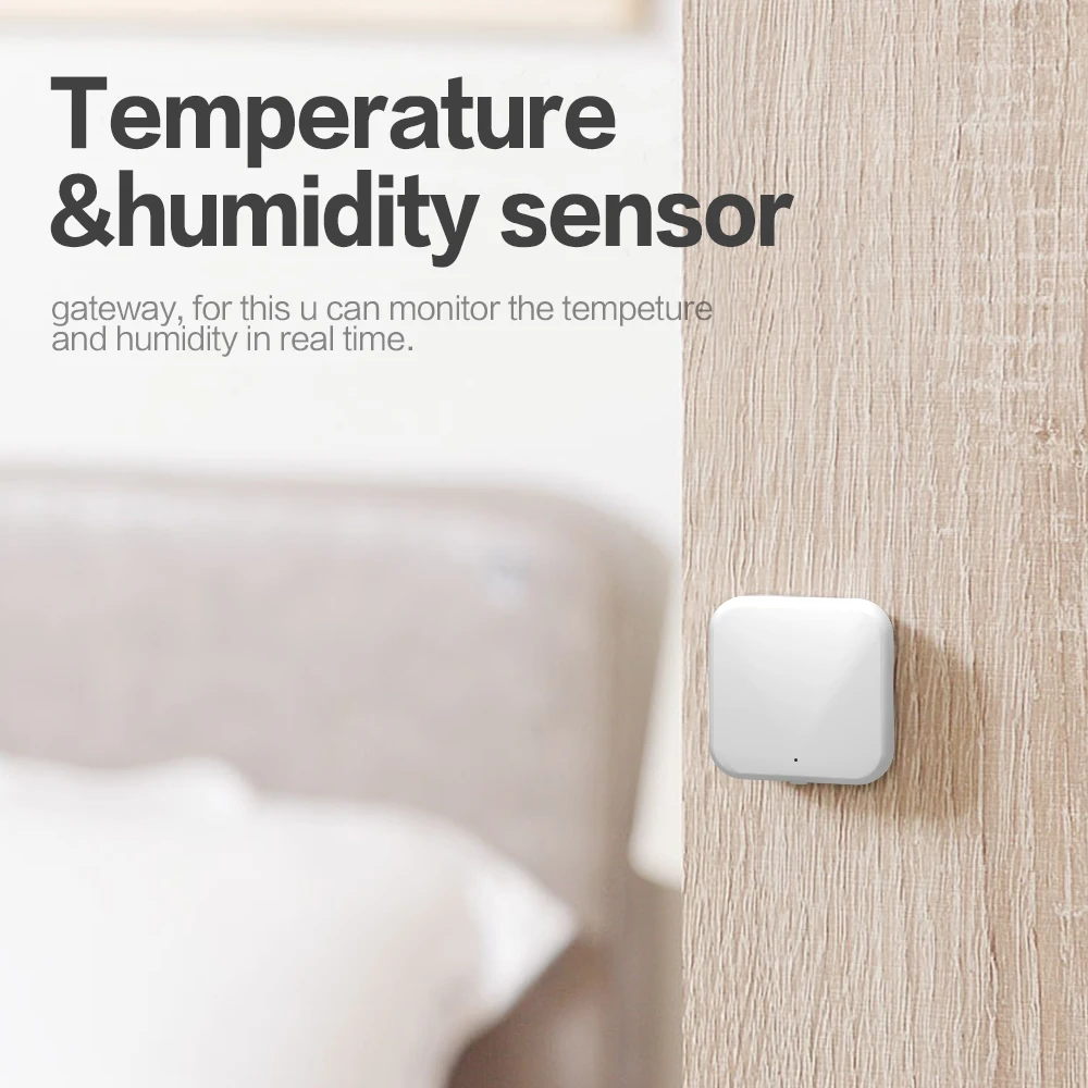 ZemiSmart HomeKit Zigbee Hub Smart Control PIR Sensor Door Window Sensor Temperature Humidity ZMHK-01Homekit Kit