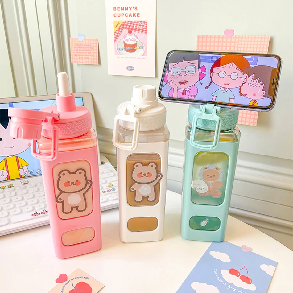Kawaii Pastel Transparent Style Bottle - Limited Edition