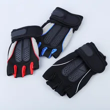 Износостойкие спортивные альпинистские фитнес перчатки с полупальцами Тяжелая атлетика противоскользящие защитные тактические перчатки