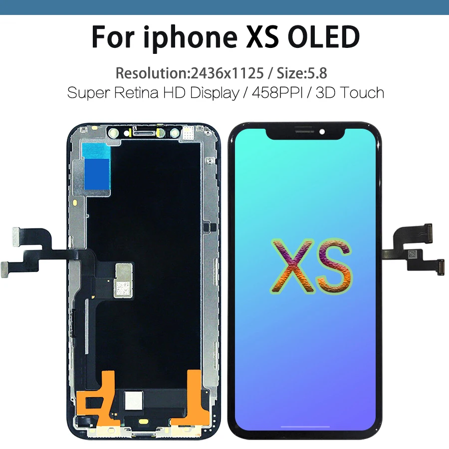 5 шт. AMOLED экран для iPhone X XS XR ЖК-дисплей OEM кодирующий преобразователь сенсорного экрана в сборе TFT Pantalla для iPhone X