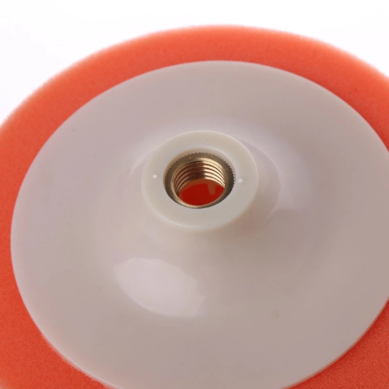 6 Inch 15cm Auto Car Polishing ing Polishing Pad Sponge Wheel Waxing Orange N84F